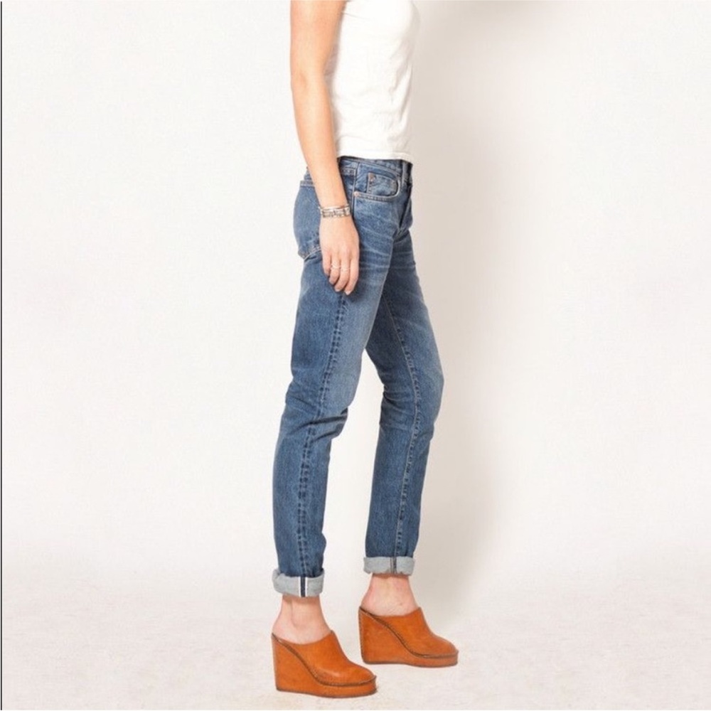 Imogene + Willie James mid-rise premium luxury old money denim blue jeans 24
